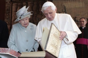 pope and queen